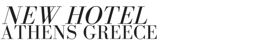 New Hotel Athens // Best Art Hotels